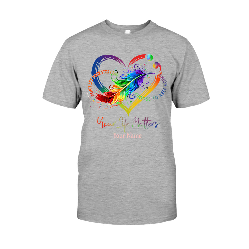 Dein Leben zählt – Personalisiertes T-Shirt und Hoodie zur Suizidprävention