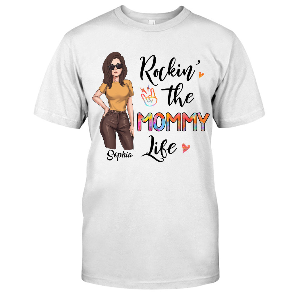 Rockin' The Nana Life - Gift for grandma, mom - Personalized T-shirt And Hoodie
