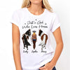 Just A Girl Who Loves Horses - Personalized Horse T-shirt &amp; Hoodie