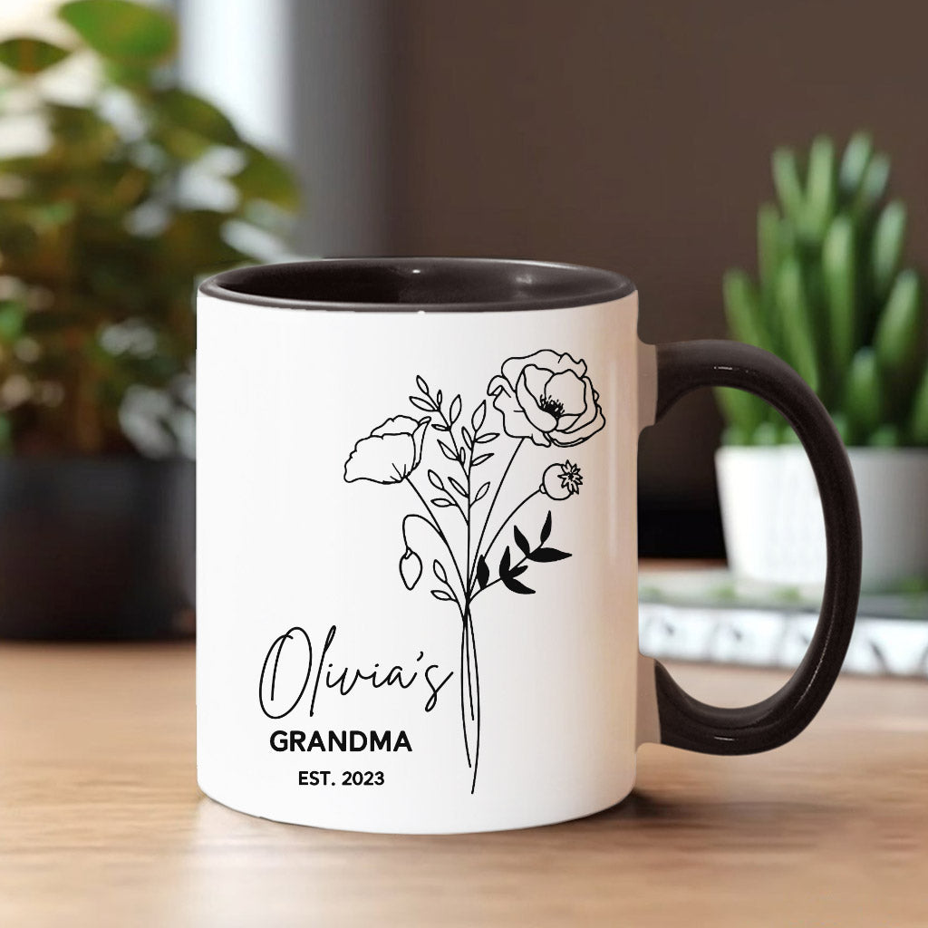 Promue grand-mère - Cadeau pour grand-mère - Mug personnalisé