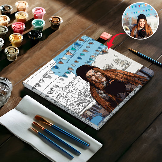 Benutzerdefiniertes Foto – Personalisiertes Malen-nach-Zahlen-Set für Stiefmütter