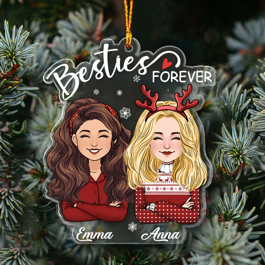 Bestie Forever - Personalized Bestie Ornament