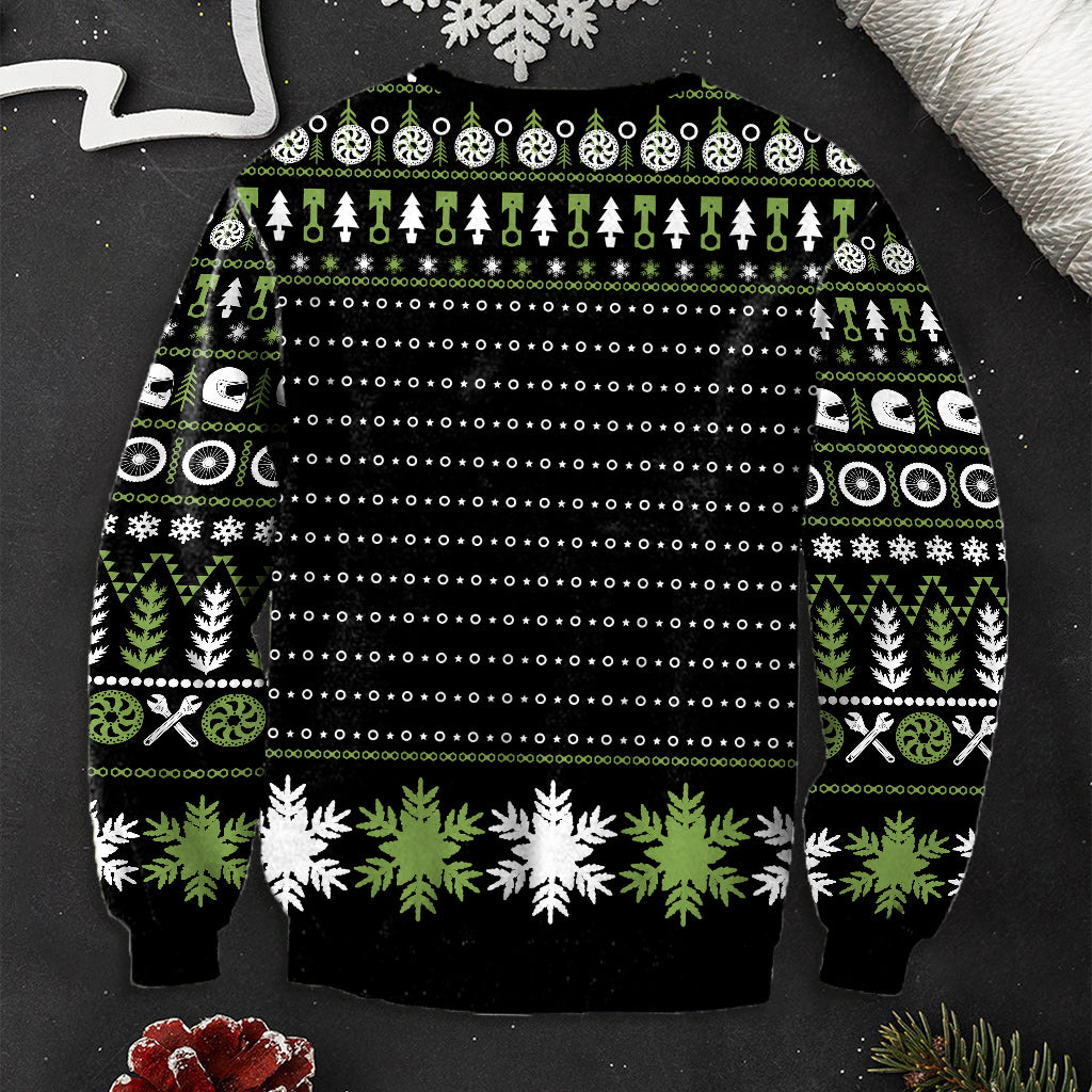 Love Motorcycles - Personalized Biker Ugly Sweater