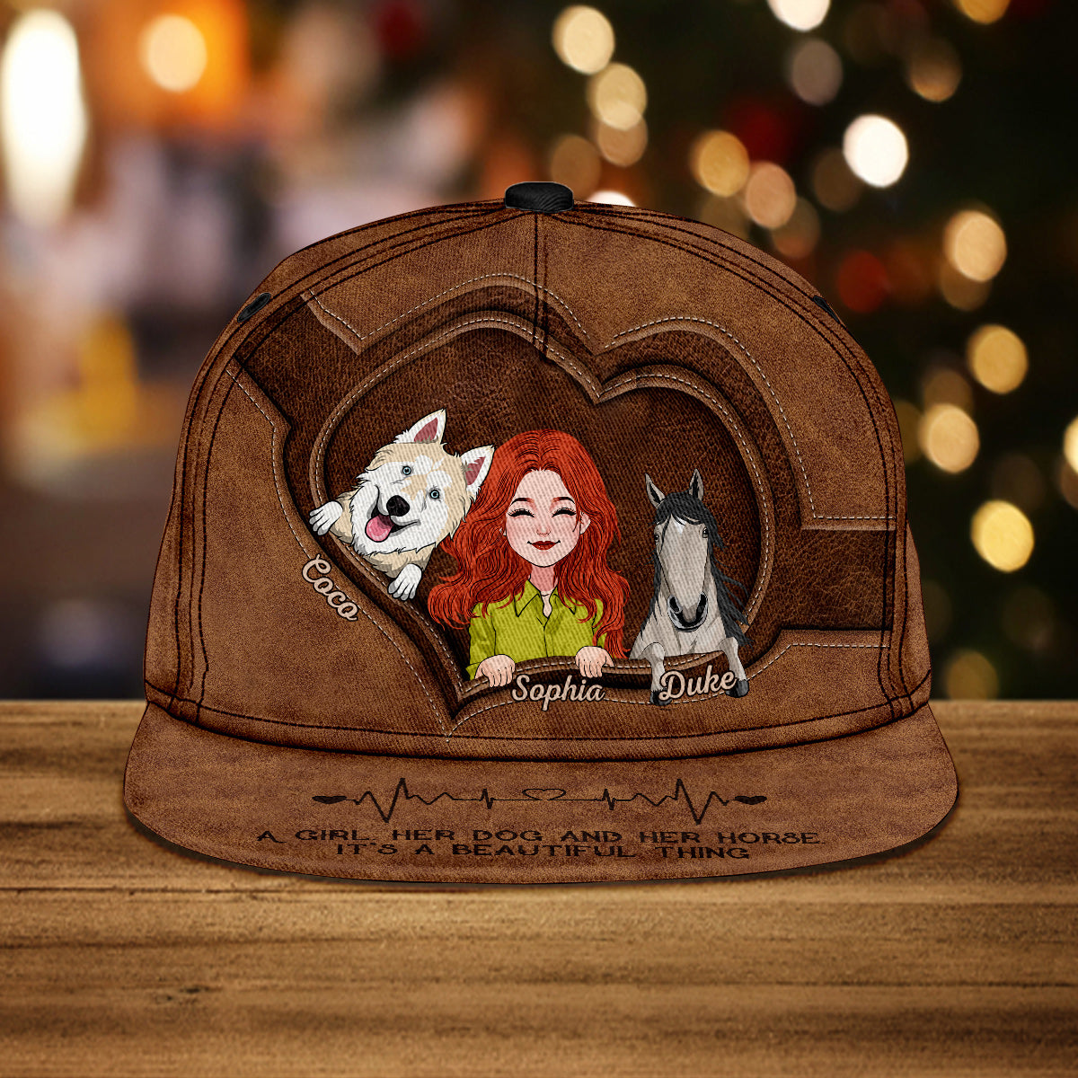 What A Beautiful Thing - Personalized Horse Snapback