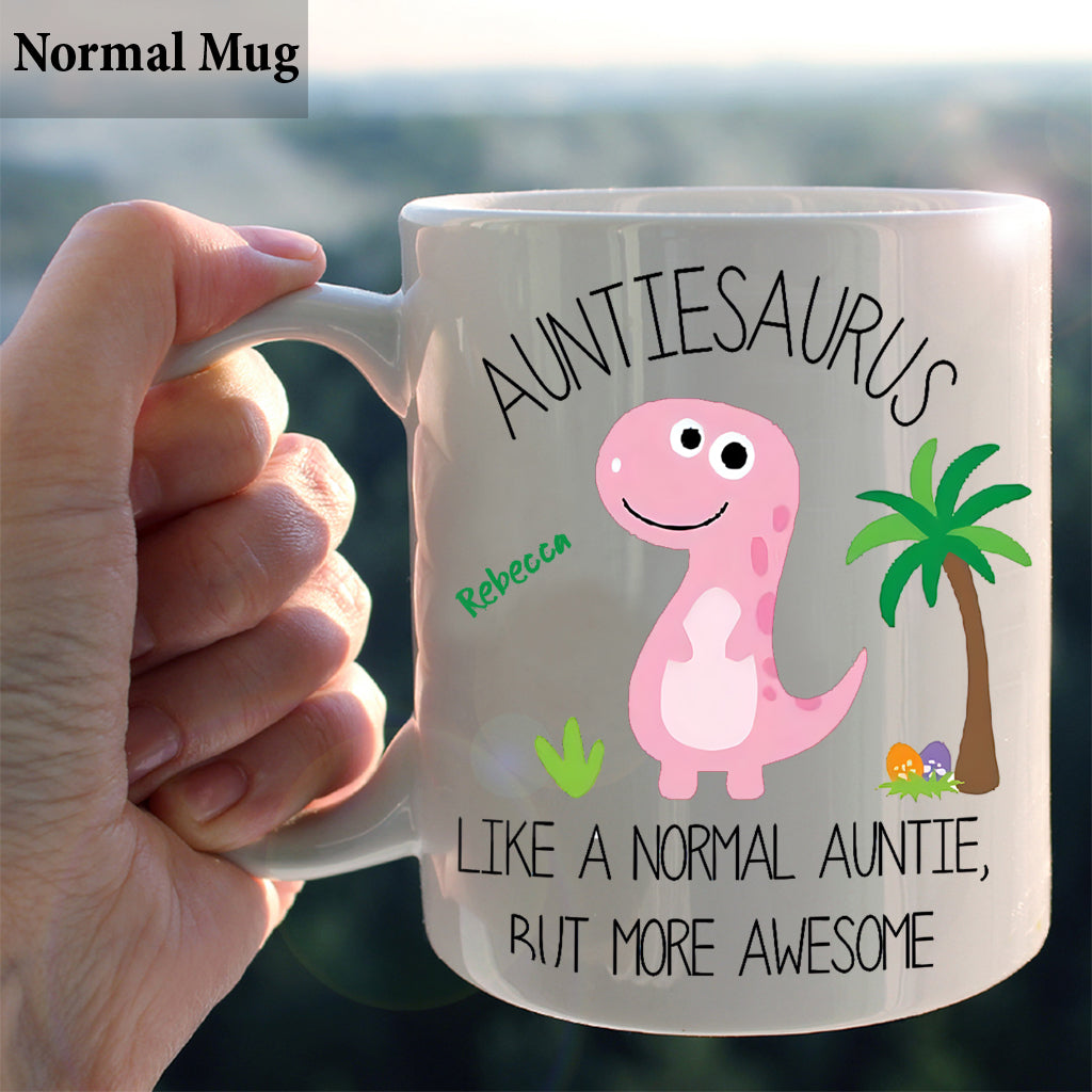 Mug personnalisé « Tante Dinosaure »