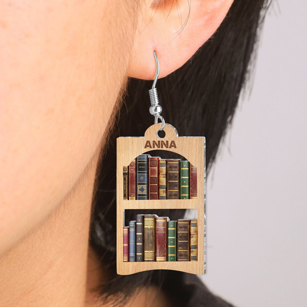 Book Lovers - Personalized Book Earrings