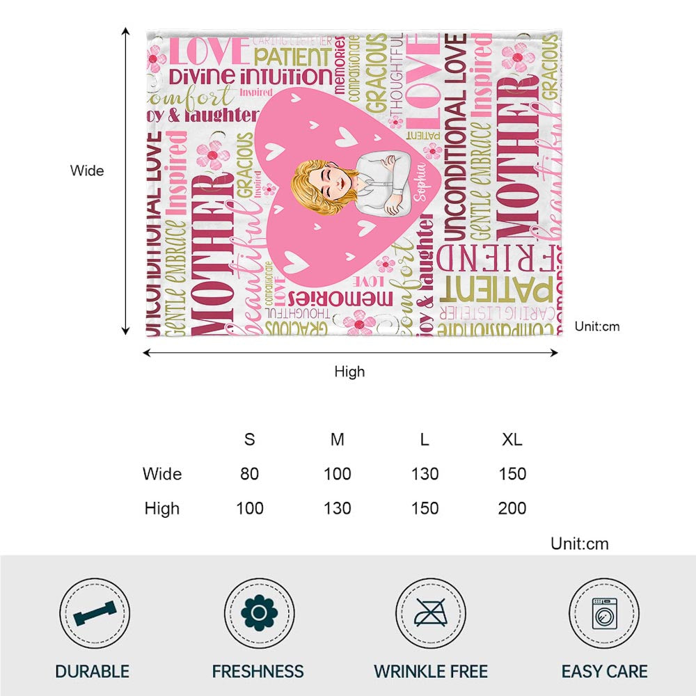 We Love You - Personalized Mother's day Mother Blanket