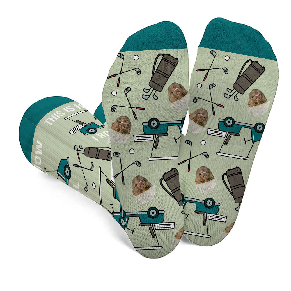 This Is How I Roll - Personalized Golf Socks