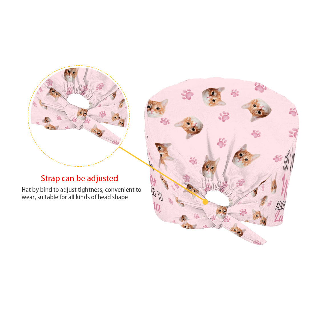 This Human Belong To - Personalized Nurse Scrub Cap