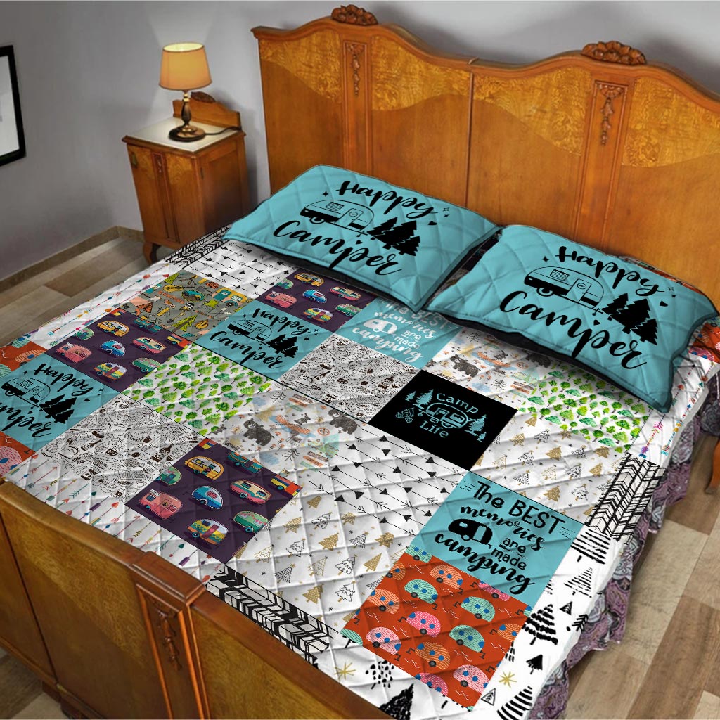 Happy Camper -  Camping Quilt Set 112021