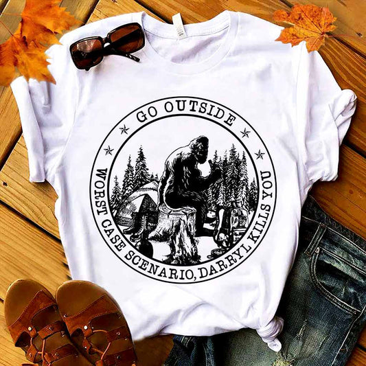 Go Outside - Camping T-shirt and Hoodie 112021