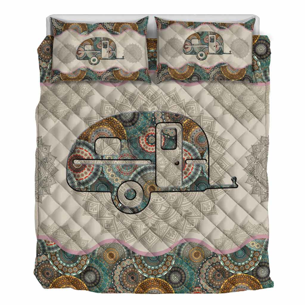 Love Camping Quilt Set 112021