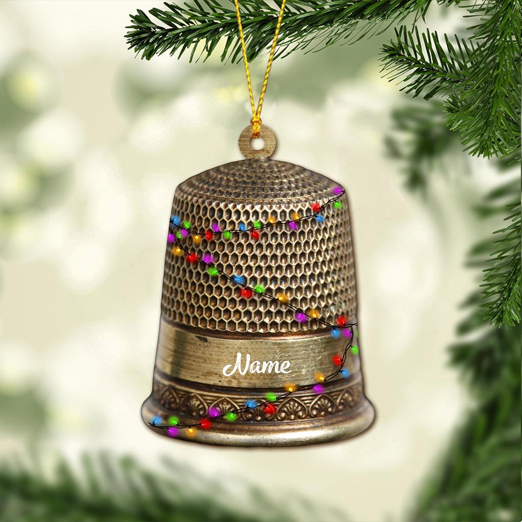 Nähzubehör-Kollektion – Personalisierter Weihnachtsschmuck zum Nähen (beidseitig bedruckt)