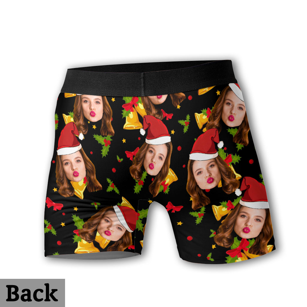 Jing My Bells - Personalized Couple Men Boxer Briefs
