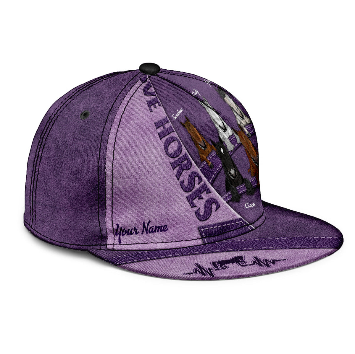 Love Horses - Personalized Horse Snapback