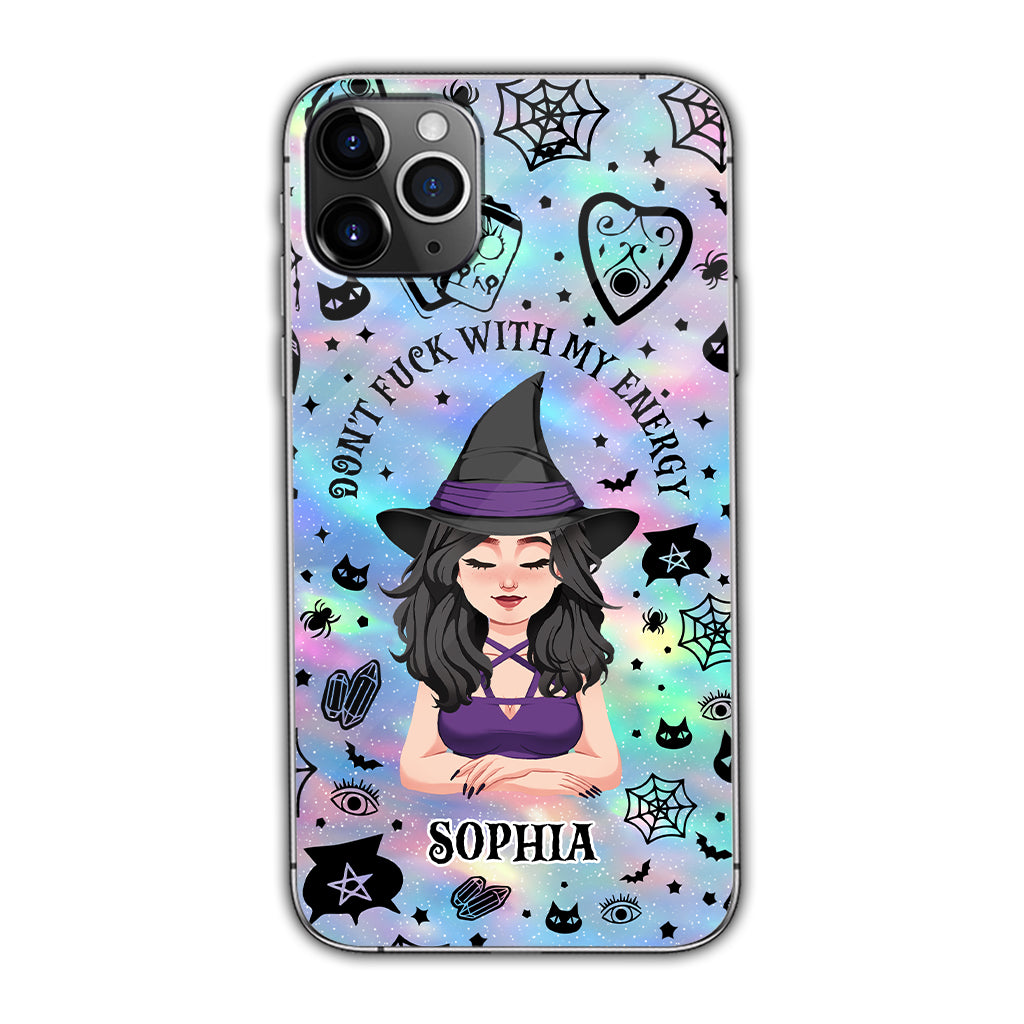 Don't F With My Energy - Personalized Witch Phone Case