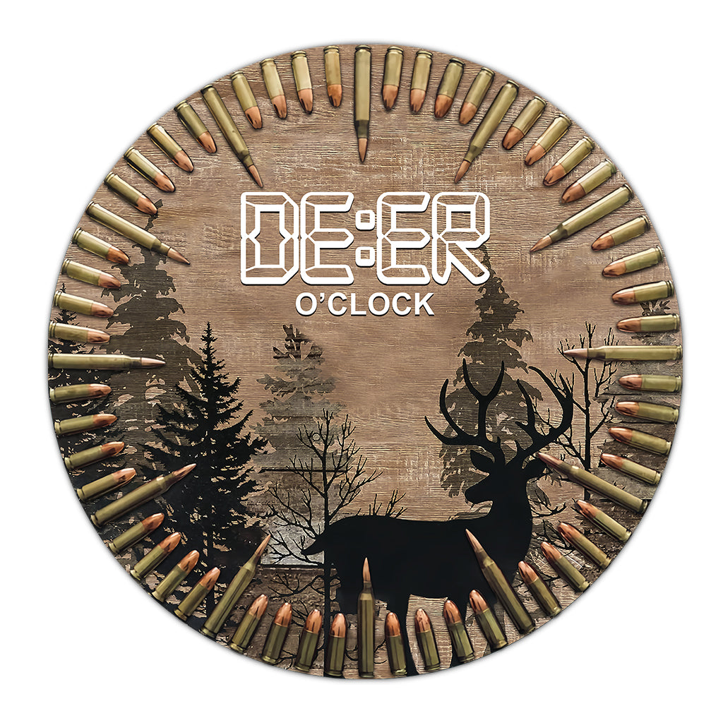 Deer O'Clock - Jagd-Rundteppich