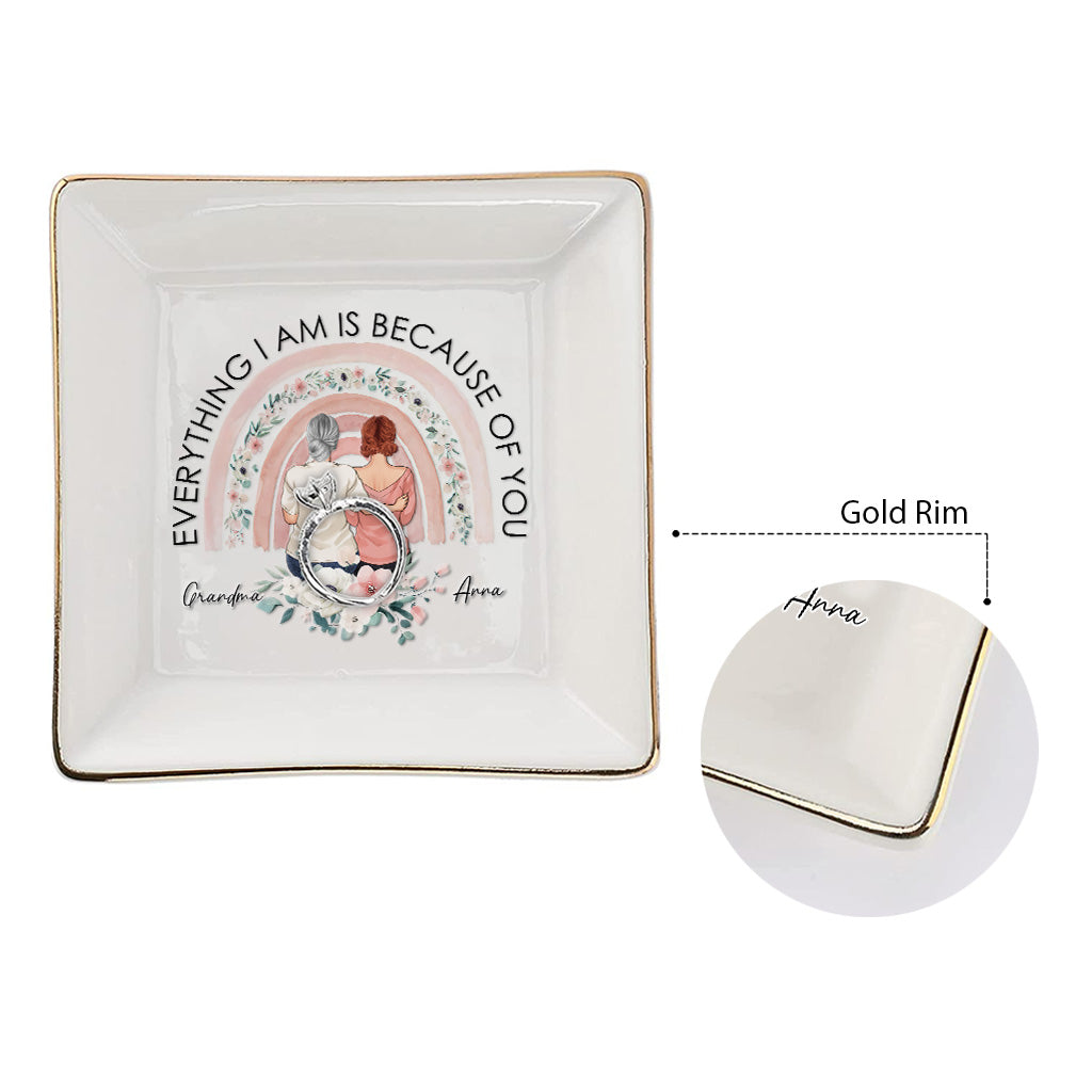 Remember I Love You Mom - Gift for mom, grandma, aunt, sister - Personalized Jewelry Dish