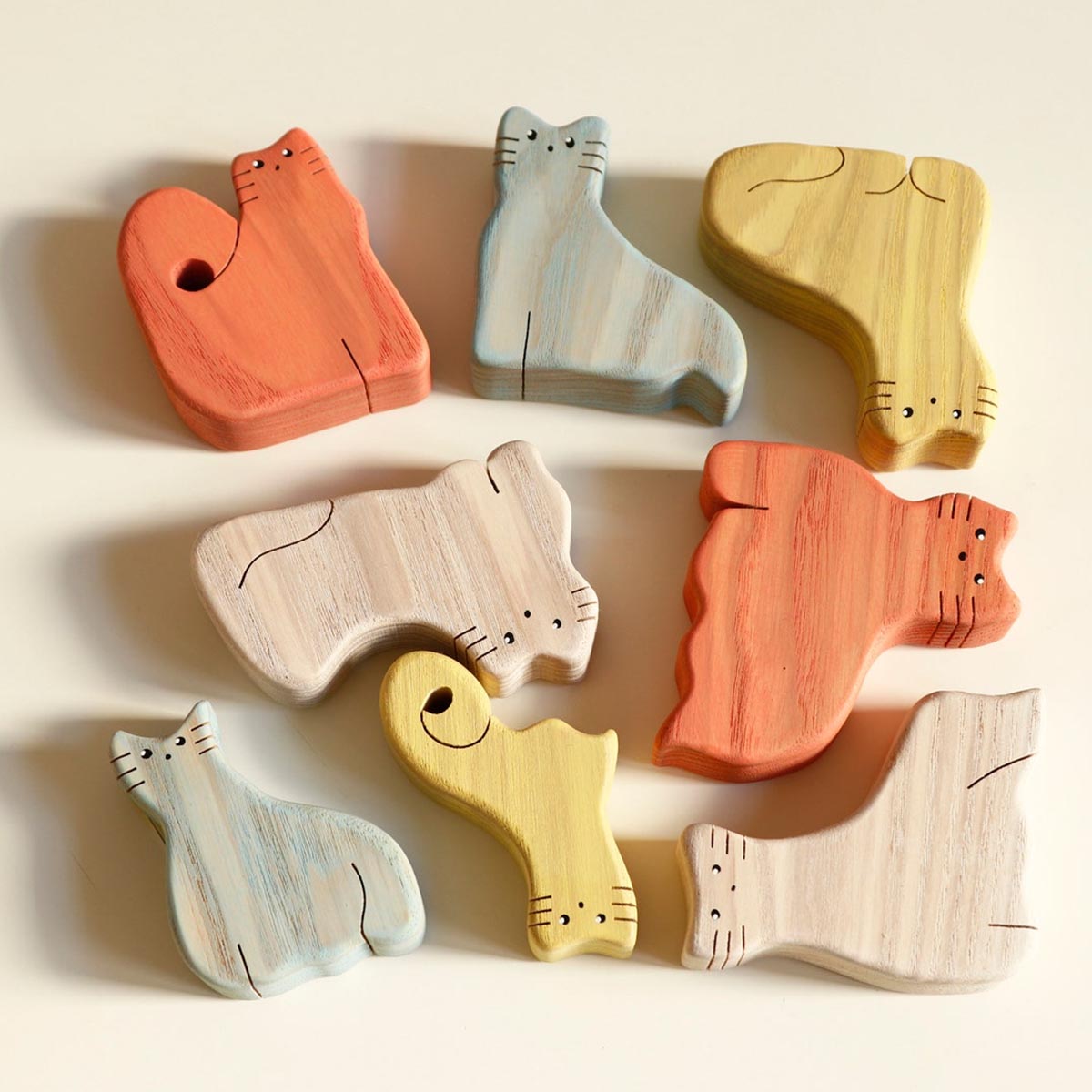 Cat Puzzle - Gift for cat lovers - Personalized Wooden Puzzle