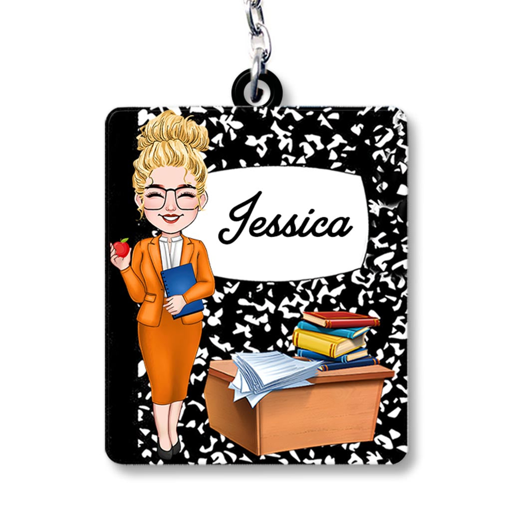 Santa's Favorite Teacher - Personalized Teacher Keychain