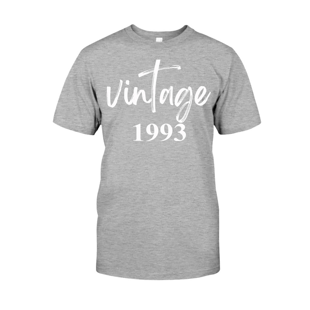 Version vintage - T-shirt et sweat à capuche personnalisés pour anniversaire
