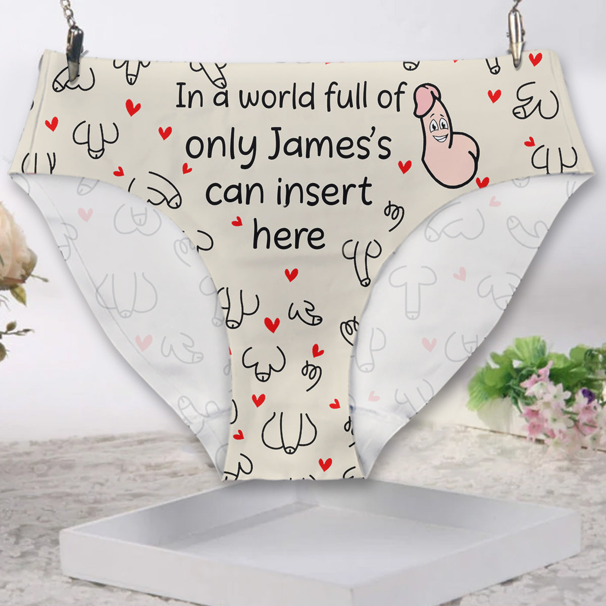 Only You - Personalized Couple Women Briefs