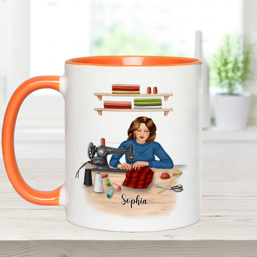 My Sewing Space - Personalized Sewing Accent Mug