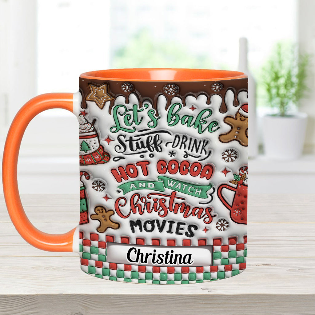 Let's Bake Stuff - Personalized Baking Accent Mug