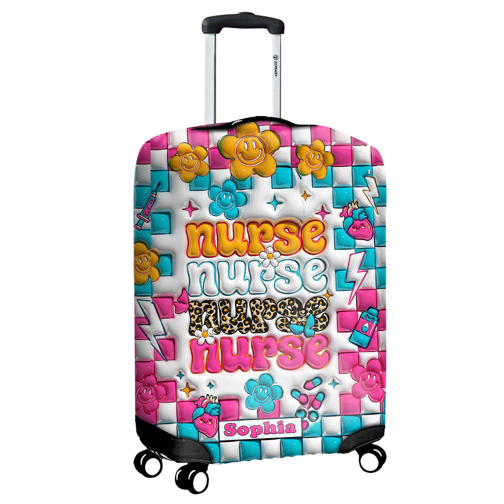 Nurse Life - Nurse gift for mom, her, wife, girlfriend, friend - Personalized Luggage Cover