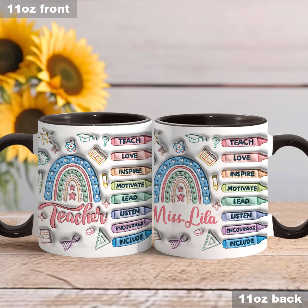 Merci d'être un professeur exceptionnel ! – Mug personnalisé pour enseignants