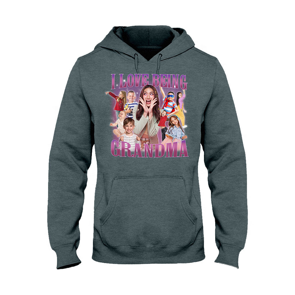 J'adore être grand-mère/mamie/mémé/gigi... - T-shirt et sweat à capuche personnalisés pour grand-mère