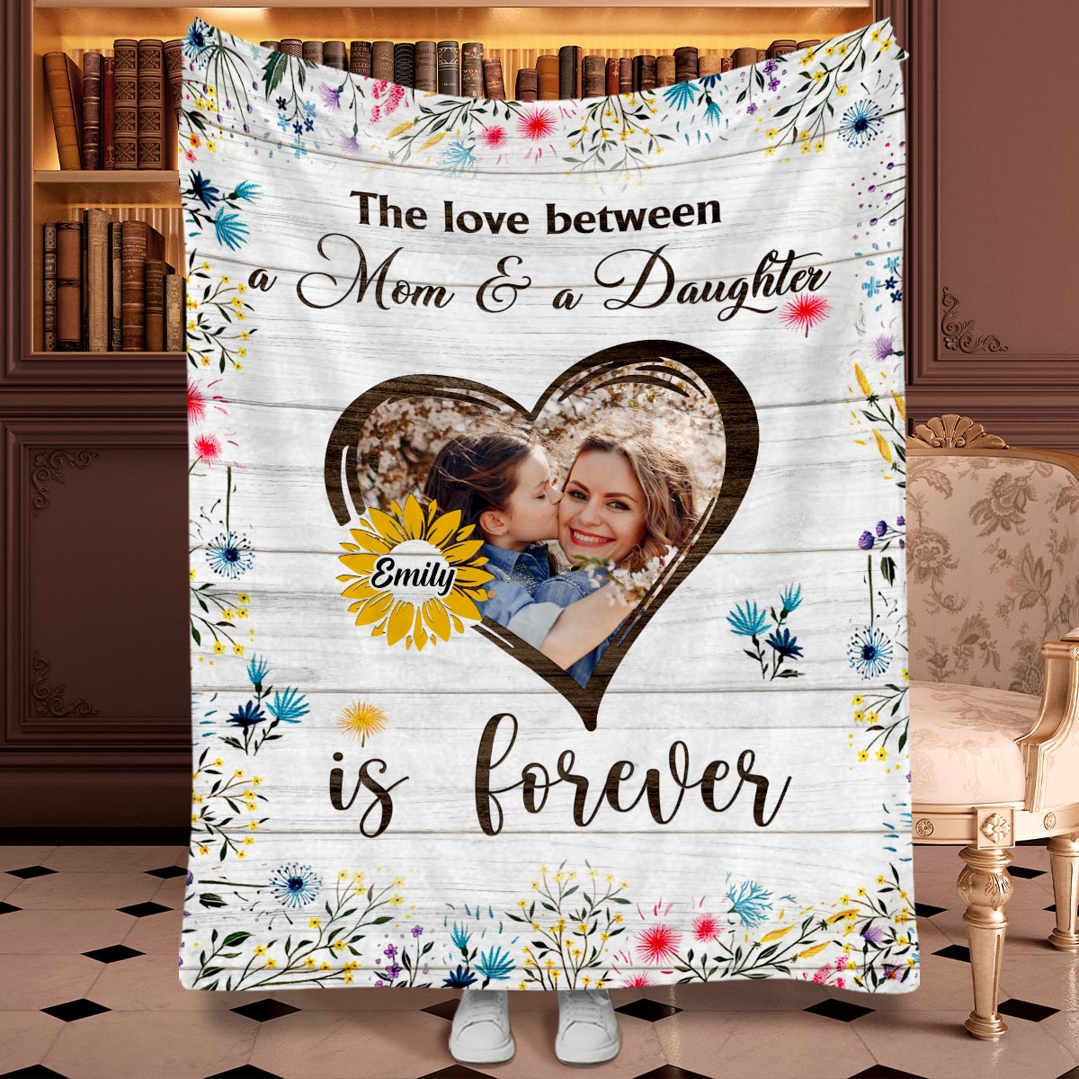 If We Had A Flower - Personalized Mother Blanket