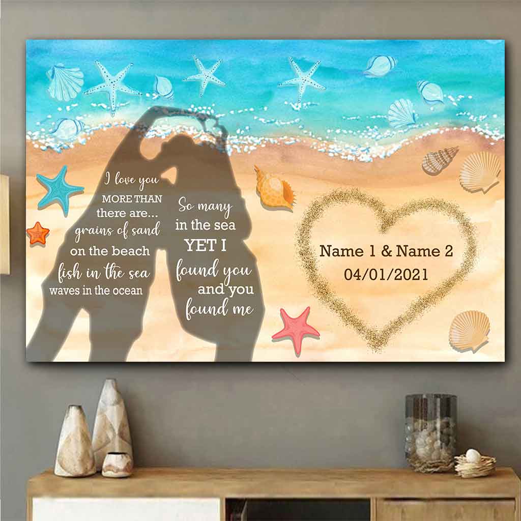 I Love You More - Sea Lover Personalized Poster