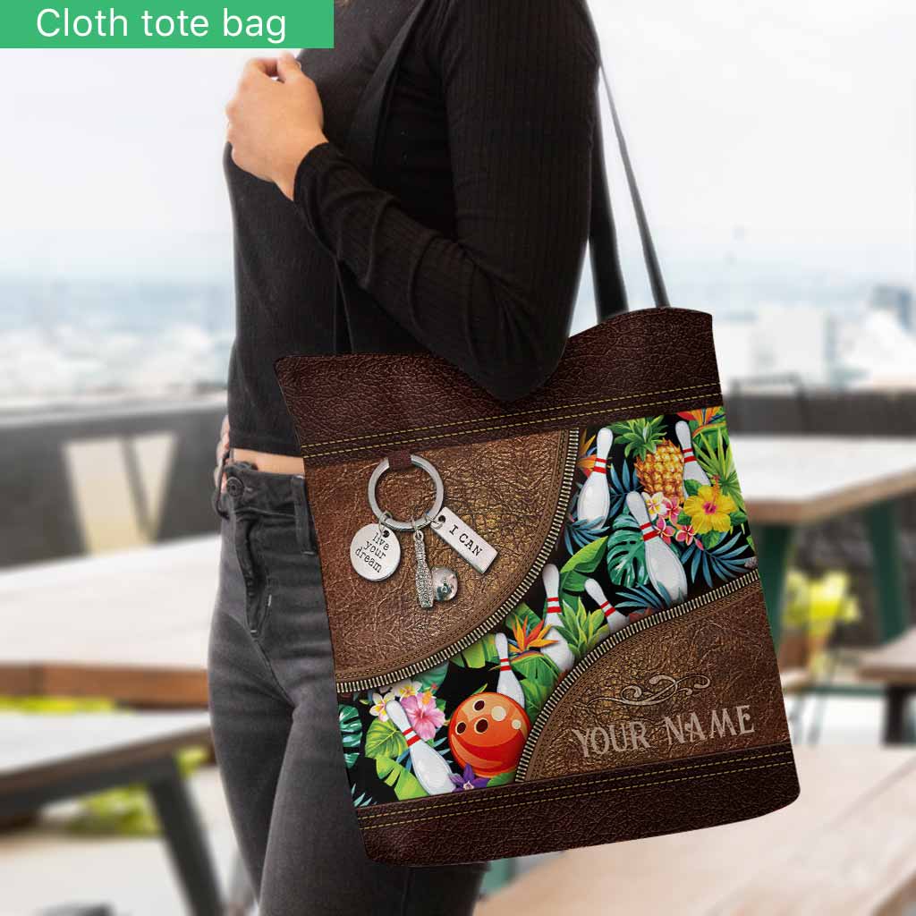 Summer Vibes - Bowling Personalized Tote Bag