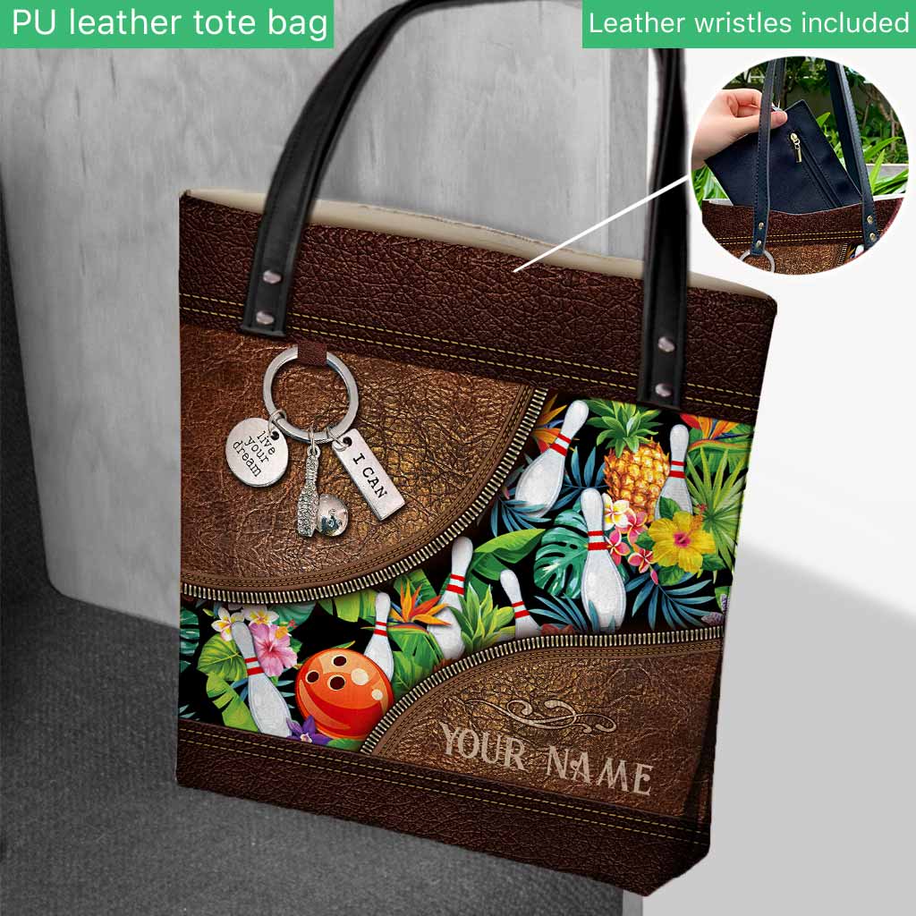 Summer Vibes - Bowling Personalized Tote Bag