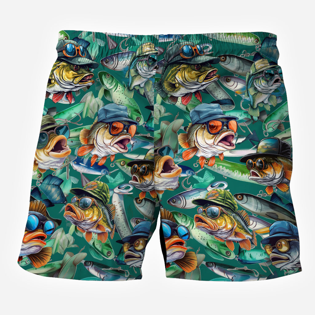 Love Fishing - Personalized Fishing Hawaiian Shirt & Men Shorts