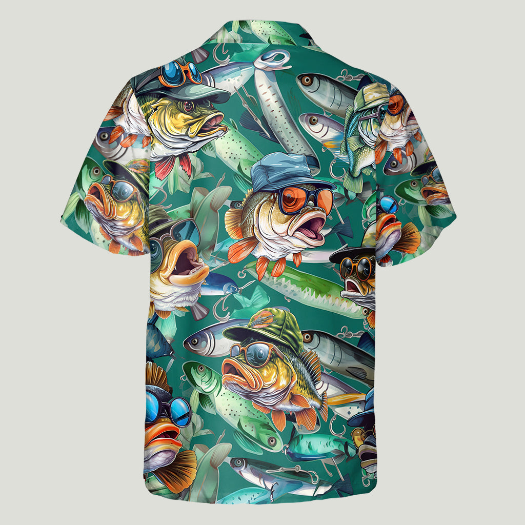 Love Fishing - Personalized Fishing Hawaiian Shirt & Men Shorts