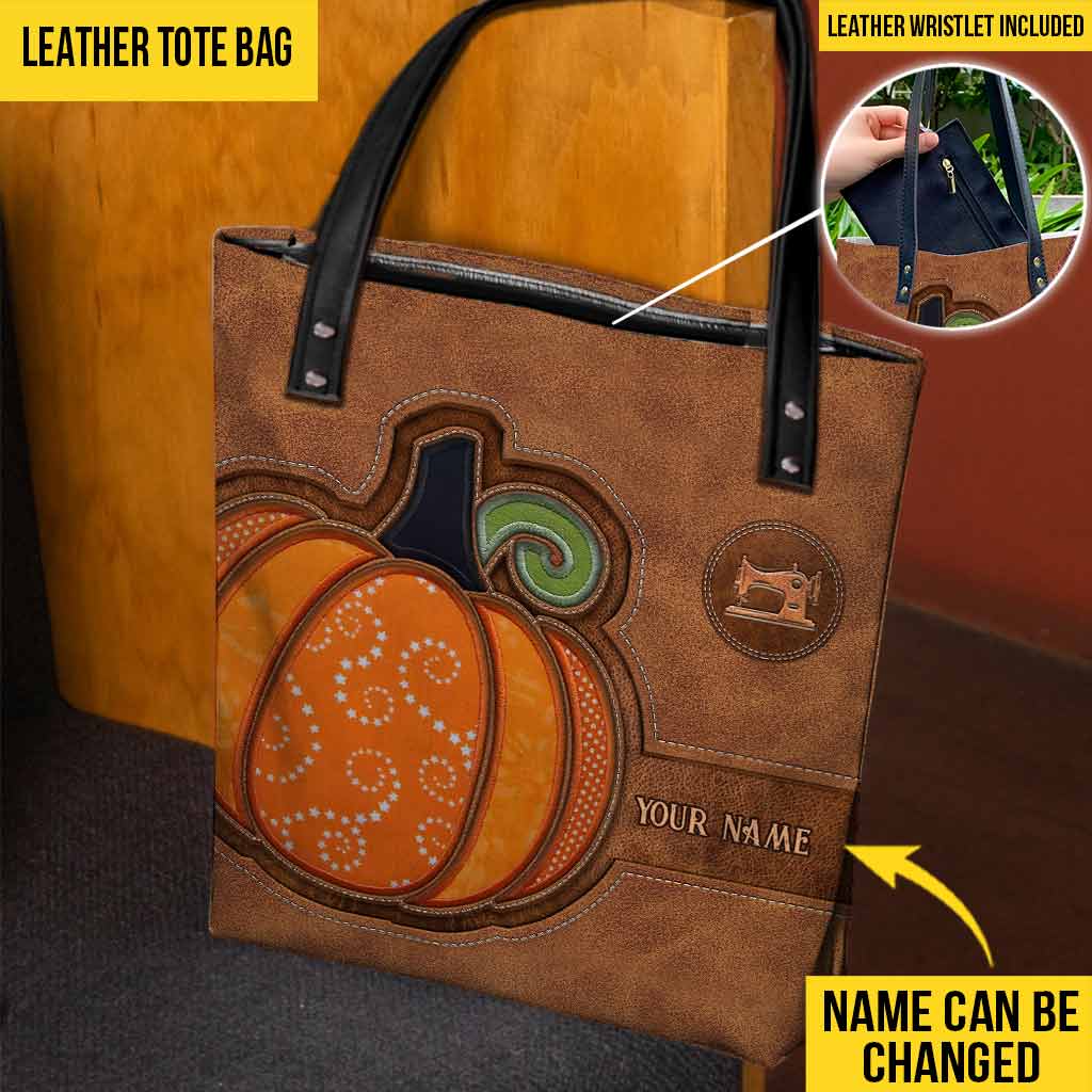 Love Pumpkin - Quilting Personalized Tote Bag
