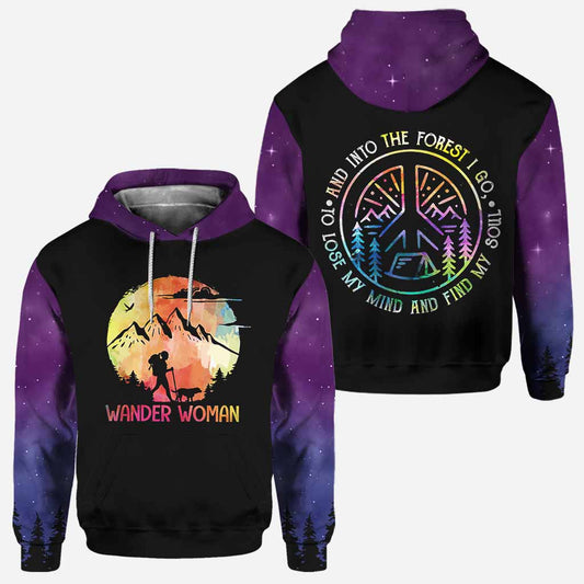 Et je m'enfonce dans la forêt - T-shirt et sweat à capuche Randonnée partout 112021