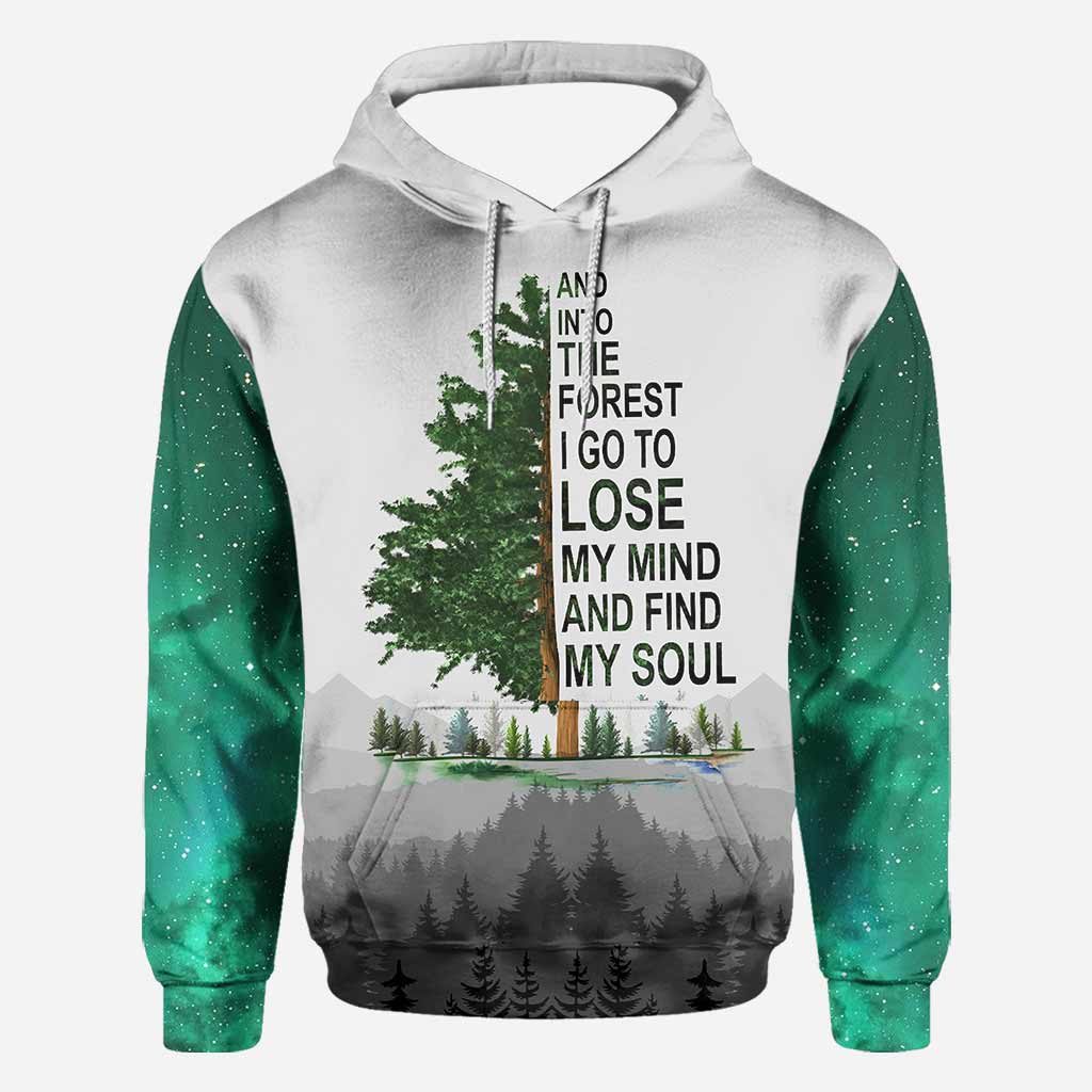 Und rein in den Wald gehe ich – Wander-T-Shirt und Hoodie 112021