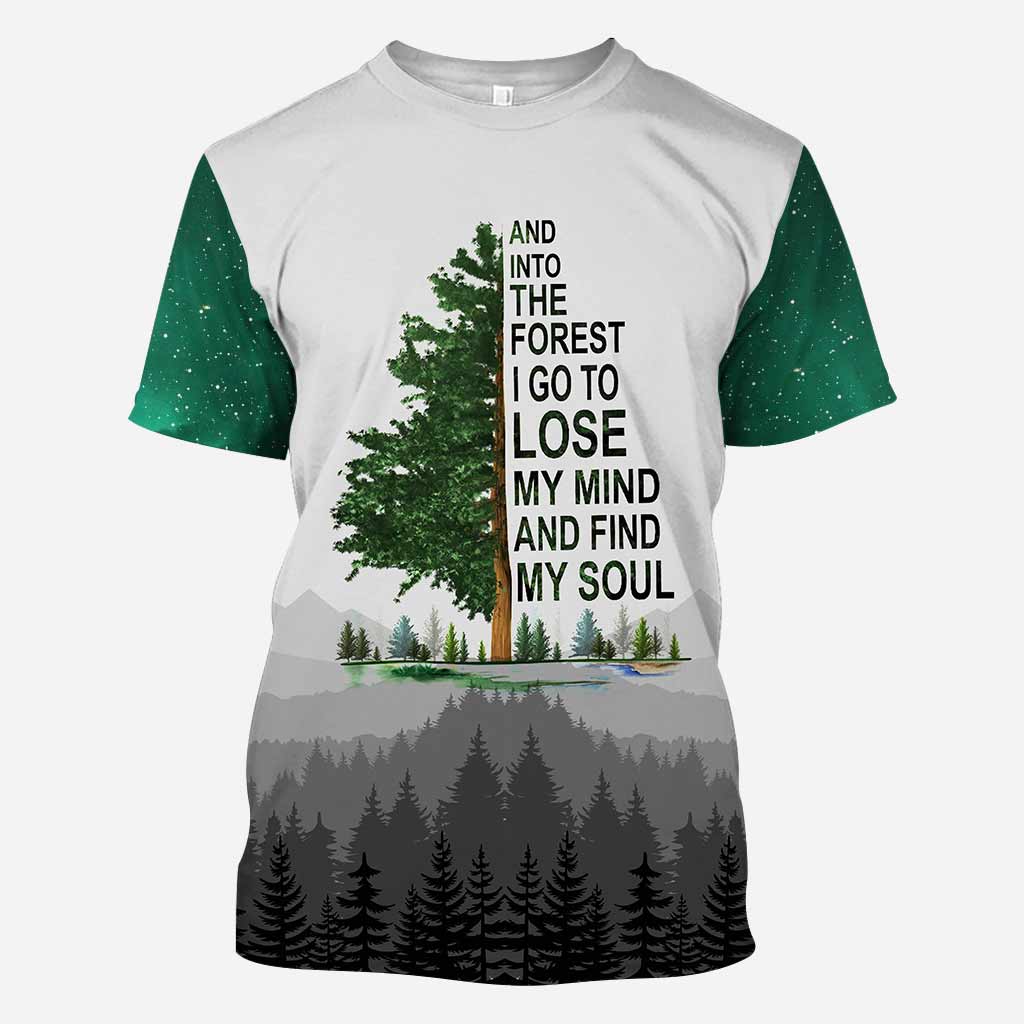 Und rein in den Wald gehe ich – Wander-T-Shirt und Hoodie 112021