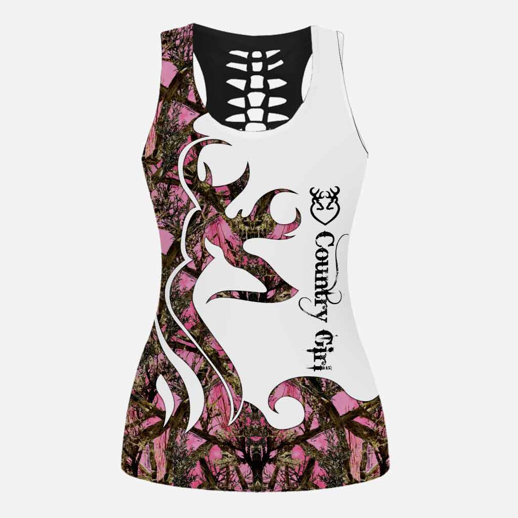 Hunting Girl - Hollow Tank Top and Leggings 112021