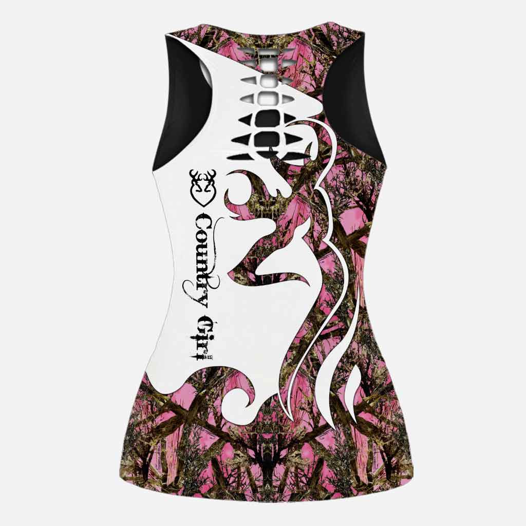 Hunting Girl - Hollow Tank Top and Leggings 112021