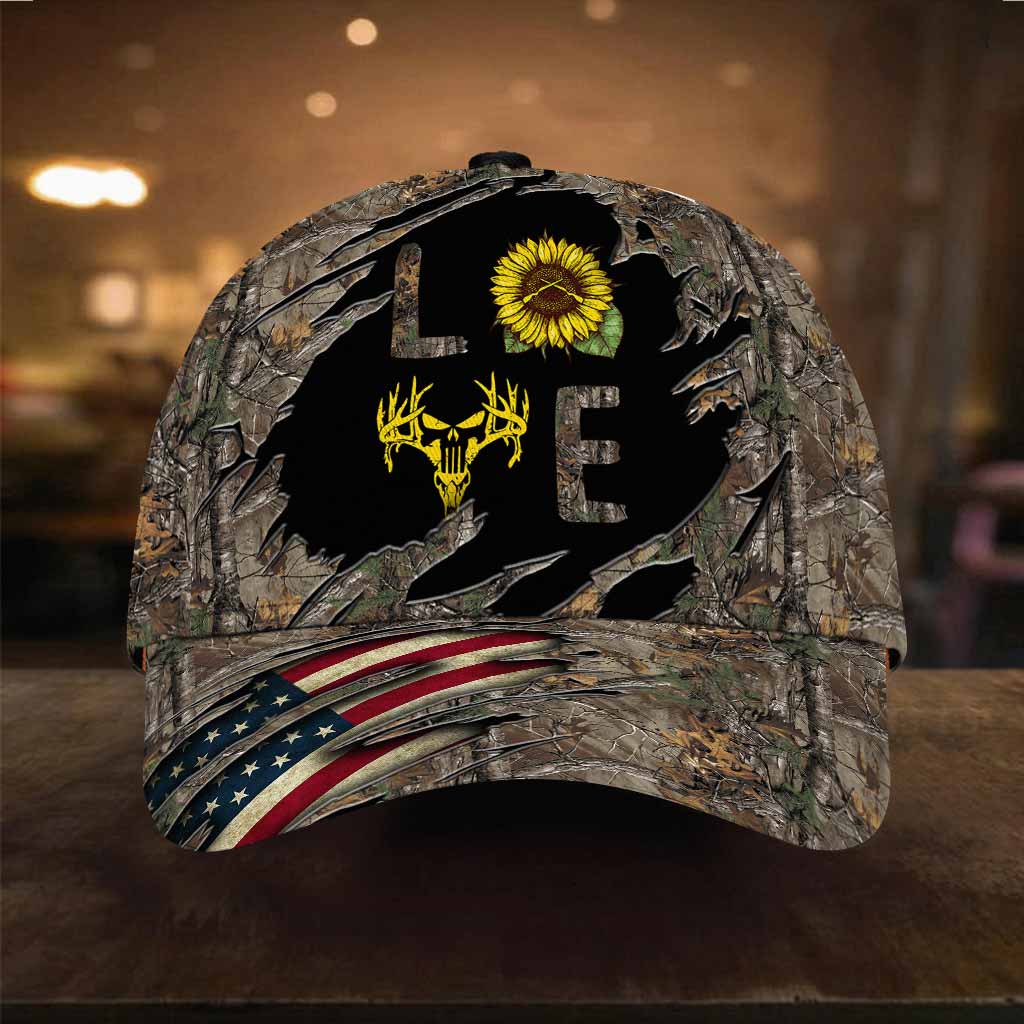 Love Hunting Cap With Printed Vent Holes