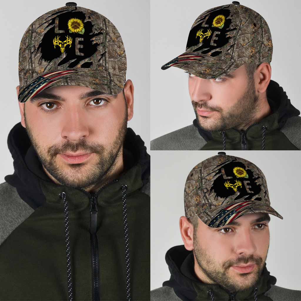 Love Hunting Cap With Printed Vent Holes