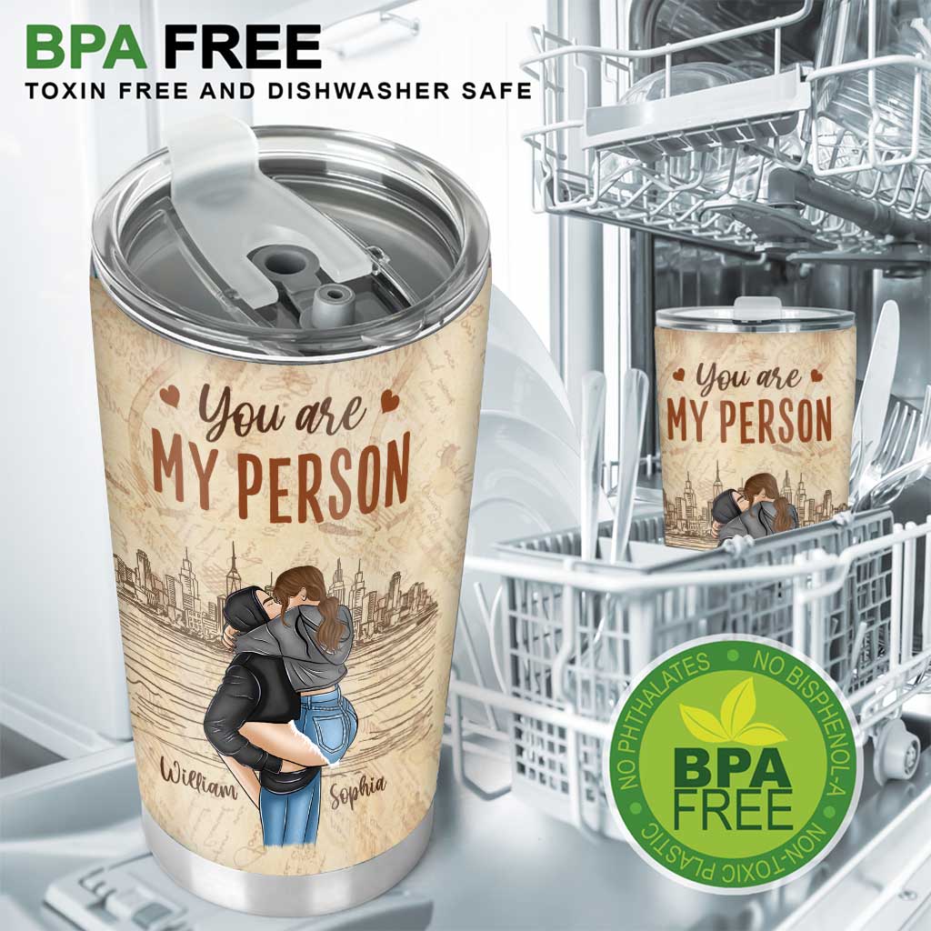 You Are My Person - Personalized Couple Tumbler