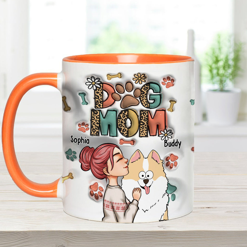 Aufblasbare Tasse mit Hunde- und Katzenmotiv – Geschenk für Hunde- und Katzenliebhaber – Personalisierte Tasse