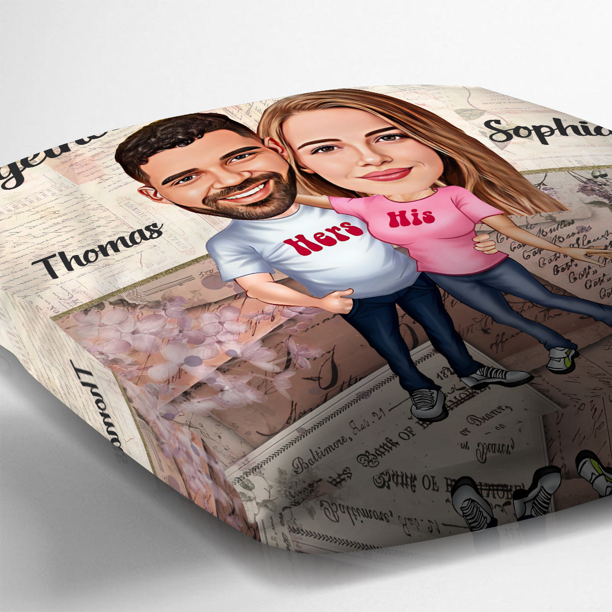 Together Since - Personalized Couple Throw Pillow