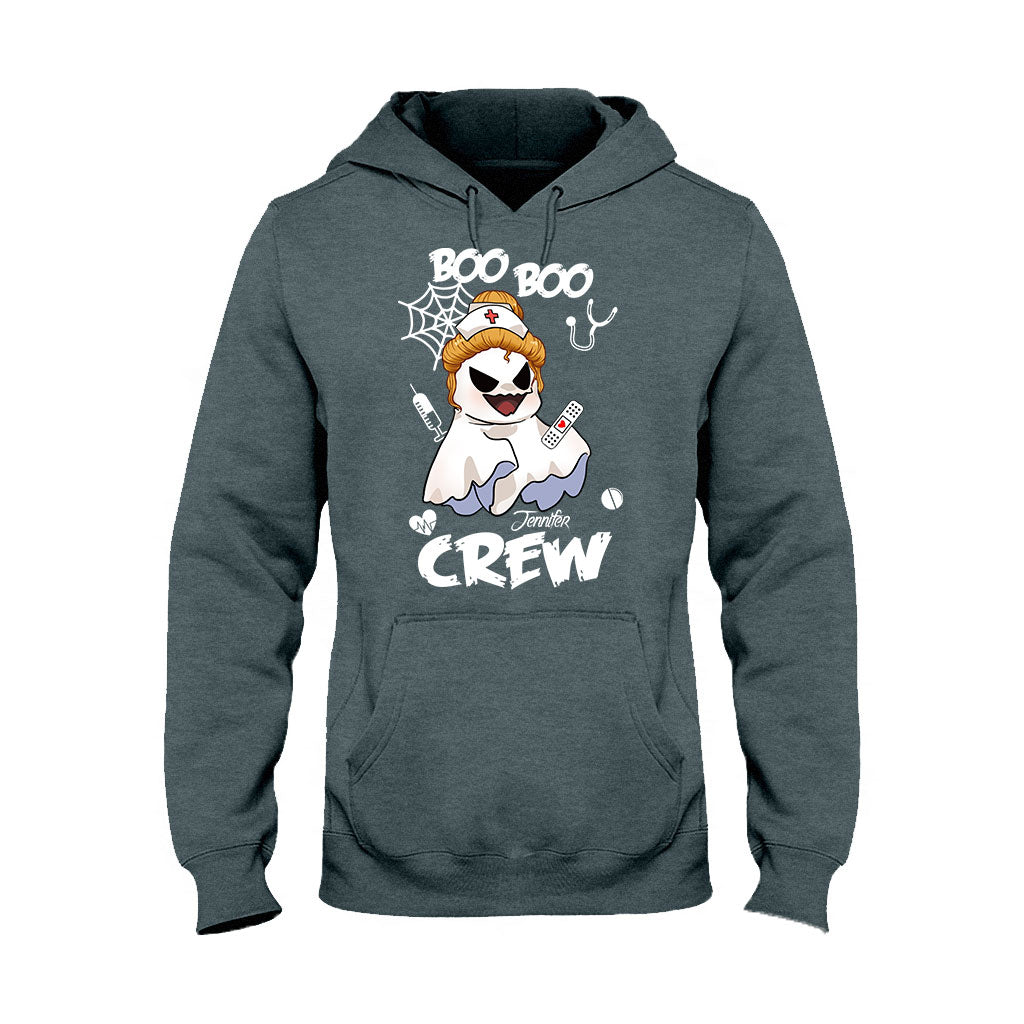 Boo Boo Crew - Personalized Nurse T-shirt And Hoodie
