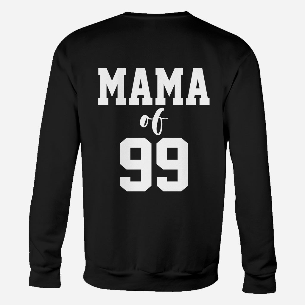 Maman, grand-mère, fière fan de foot - Cadeau football pour maman, grand-mère, épouse, elle - T-shirt personnalisé intégral